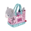 Hand Bag + Peluche Pink Coco Gat 28cm Perletti