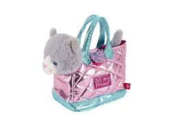 Hand Bag + Peluche Pink Coco Gat 28cm Perletti