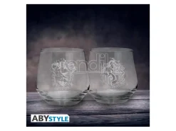 Harry Potter - 2 Glass Set Corvonero & Tassorosso Europe
