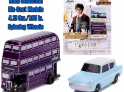 HARRY POTTER – FORD ANGLIA & KNIGHT BUS – 2 VEHICLES SET - DIE-CAST NANO MODELS Modelli In Scala Jada Toys