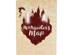 Harry Potter Agenda A5 Flessibile Mappa del Malandrino Half Moon Bay