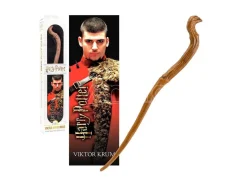 Harry Potter Bacchetta Magica Viktor Krum + Segnalibro 3D 30 cm Noble Collection