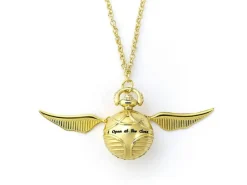 Harry Potter Collana con Pendente Orologio Boccino D'oro The Carat Shop
