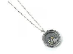 Harry Potter Collana con Medaglione Galleggiante con 3 Ciondoli 85 cm The Carat Shop