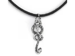 Harry Potter Collana Girocollo con Ciondolo Marchio Nero 40 cm The Carat Shop