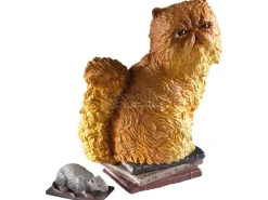 Harry Potter Creature Magiche Statua Gatto Grattastinchi con Topo 18 Noble Collection