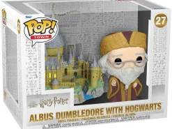 Harry Potter Funko POP Citta Vinile Figura Silente con il Castello di Hogwarts 9 Cm