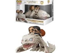 Harry Potter Funko Pop Film Vinile Figura Drago con Harry, Ron e Hermione 15 cm
