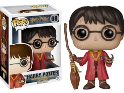 Harry Potter Funko POP Vinile Figura Harry con Divisa da Quidditch 9 Cm