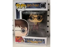 Harry Potter Funko POP Vinile Figura Harry con Divisa da Quidditch 9 Cm Scatola Rovinata
