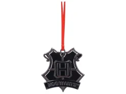 Harry Potter Hanging Tree Ornament Hogwarts Crest (Silver) 6 Cm Nemesis Now
