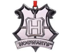 Harry Potter Hanging Tree Ornament Hogwarts Crest (Silver) 6 Cm Nemesis Now