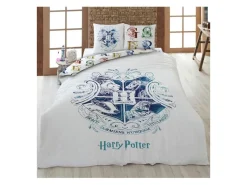 Harry Potter Hogwarts Cotone Copripiumino Letto 140x200 cm Warner Bros.
