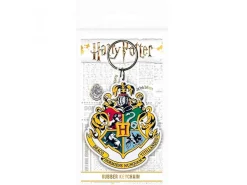 Harry Potter Hogwarts Crest Rubber Portachiavi Pyramid