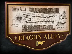 Harry Potter Insegna/Placca Muro Diagon Alley 45 Cm Noble Collection