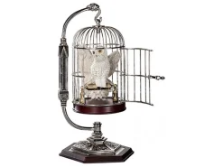 Harry Potter Miniatura della Civetta Edwige nella Gabbia 10 Cm Noble Collection