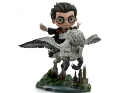 Harry Potter MiniCo Statua Harry Potter e Fierobecco 16 cm Iron Studios