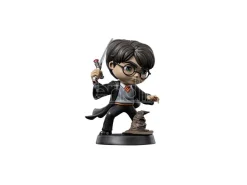 Harry Potter MiniCo Statua Harry con la Spada di Grifondoro 14 Cm Iron Studios