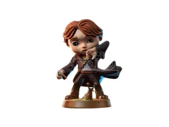 Harry Potter MiniCo Statua Ron Weasley Con la Bacchetta Rotta 14 Cm Iron Studios