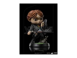 Harry Potter MiniCo Statua Ron Weasley Con la Bacchetta Rotta 14 Cm Iron Studios