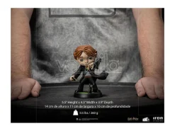 Harry Potter MiniCo Statua Ron Weasley Con la Bacchetta Rotta 14 Cm Iron Studios