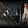 Harry Potter Penna e Segnalibro Bacchetta Albus Silente Noble Collection