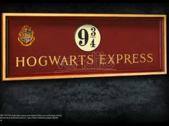 Harry Potter Placca Murale Binario 9 e 3/4 Espresso Hogwarts 56x20 Cm Noble
