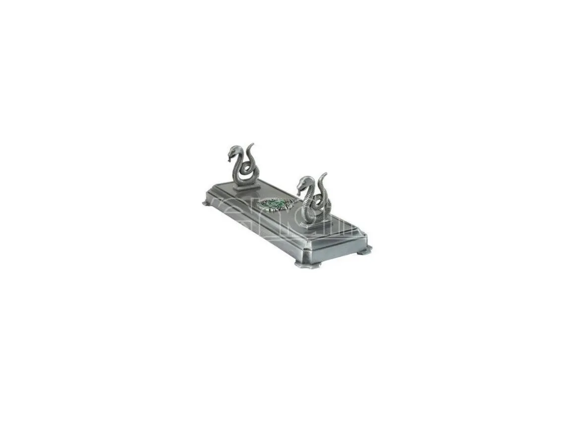 Harry Potter Porta Bacchetta Con Stemma Serpeverde 20 cm Noble Collection