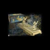 Harry Potter Porta Bacchetta Con Stemma Tassorosso 20 cm Noble Collection
