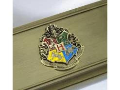 Harry Potter Porta Bacchetta Con Stemma Hogwarts 20 cm Noble Collection