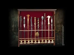 Harry Potter Portabacchette In Legno per 10 Bacchette 49.5 Cm Noble Collection