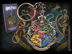 Harry Potter Portachiavi con Stemma Hogwarts 5 Cm Noble Collection