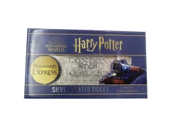Harry Potter Replica Biglietto del Treno per Hogwarts Placcato Argento Edizione Limitata