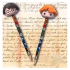 Harry Potter Set 2 Pencils Con 3d Gomma Per Cancelleria Toppers Blue Sky Studios