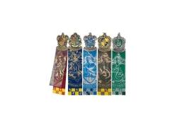 Harry Potter Set di 5 Segnalibri Con Tutte Le Casate Di Hogwarts Noble Collection