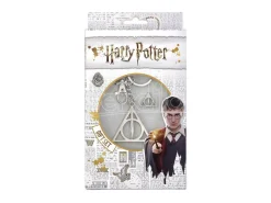 Harry Potter Set Portachiavi e Spilla Doni Della Morte The Carat Shop