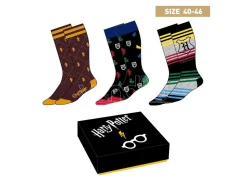 Harry Potter Set Regalo 3 Paia Di Calzini Uomo Misura 40/46 Cerdà