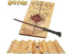 Harry Potter Set Regalo Bacchetta e Mappa Malandrino Originale 38 cm Noble Collection