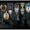Harry Potter Set Segnalibri dei 7 Horcrux di Lord Voldemort Noble Collection