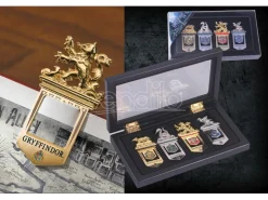 Harry Potter Set Segnalibri delle 4 Casate di Hogwarts con Espositore Noble Collection