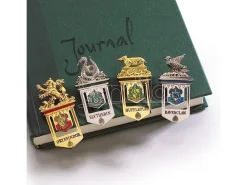 Harry Potter Set Segnalibri delle 4 Casate di Hogwarts con Espositore Noble Collection