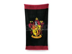 Harry Potter Telo Mare Asciugamano Nero Stemma Grifondoro Cotone 75x150 cm Groovy