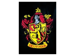 Harry Potter Telo Mare Asciugamano Nero Stemma Grifondoro Cotone 75x150 cm Groovy