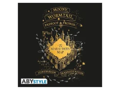 Harry Potter Tshirt Mappa Del Malandrino Uomo Basic Abystyle