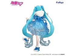 Hatsune Miku Trio-try-it Pvc Statua Miku Rainy Dance 19 Cm Furyu