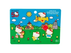 Hello Kitty By Loungefly Enamel Pins 4-Set 50th Anniversary 3 Cm Loungefly