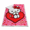 Hello Kitty Coral sherpa blanket 120x150cm Sanrio