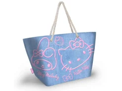 Hello Kitty Denim Borsa Da Spiaggia Karactermania