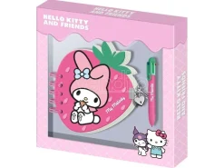 Hello Kitty E Friends My Melody Cannucciaberry Diario + Pen Karactermania