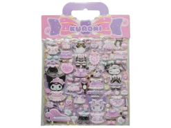 Hello Kitty E Friends Sticker Kuromi Puffy  Comansi